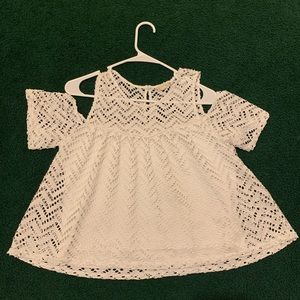 White Blouse Short Sleeve Shirt From It’s Our Time